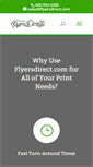 Mobile Screenshot of flyersdirect.com
